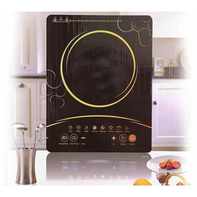 Piastra induzione 2500w piano cottura fornello singolo elettrico portatile timer