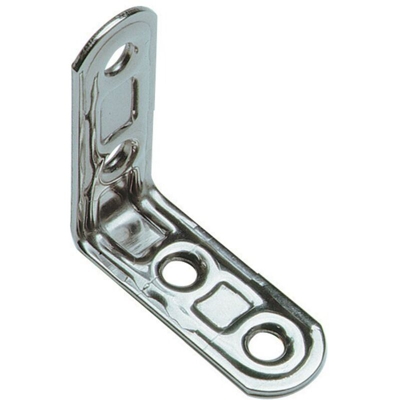 Lastrina Inox Ang. 4 Fori Art.164In Mm.50X50