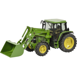 Schuco John Deere 6300 m. Frontlader 1:32 Bulldog características
