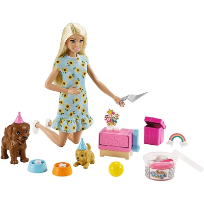 Barbie Feat Pet Blonde Gxv75 Mattel