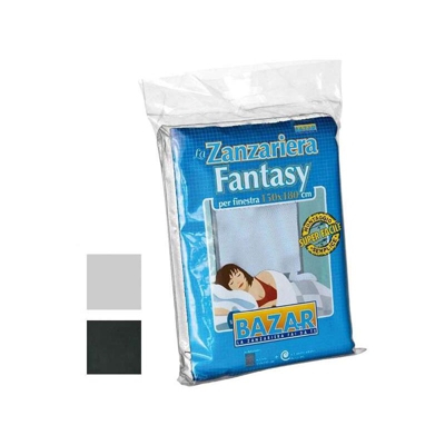 Machieraldo Gustavo - ZANZARIERA VELCRO FANTASY 130x150 NERA MEDAL