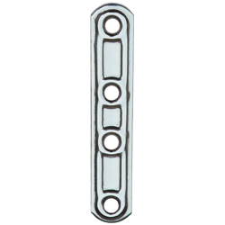 Lastrina Inox Diritta 4 Fori Art.163In Mm. 60 precio