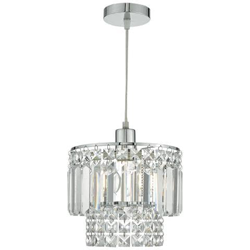 Lampada A Sospensione In Cromo Lucido E Vetro Assortito precio