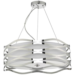 Lampada A Sospensione Cilindrica Cromo Lucido, 3x E27 características