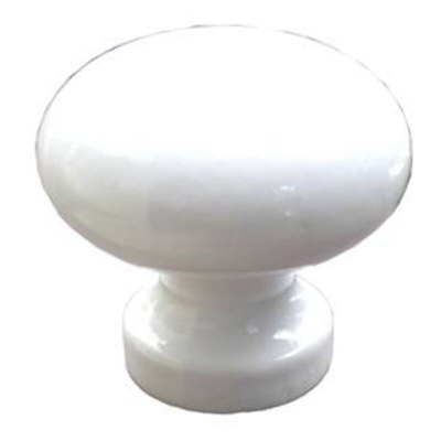 Pomello in faggio Bianco 40 mm