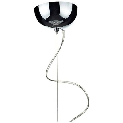 Lampada A Sospensione Sferica Cromo Lucido, 3x E14