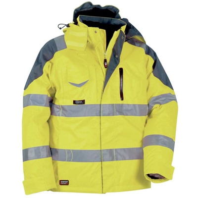 Giubbotto da lavoro Cofra Modello High visibility RESCUE Colore Giallo-64-Outlet - Giallo - - Giallo