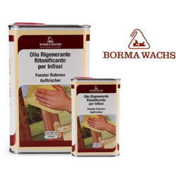 OLIO RIGENERANTE Pulisce Ravviva Lucida e Protegge INFISSI IN LEGNO 1LT Borma Wacths precio