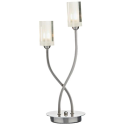 Lampada Da Tavolo Cromo Satinato, 2x G9 precio