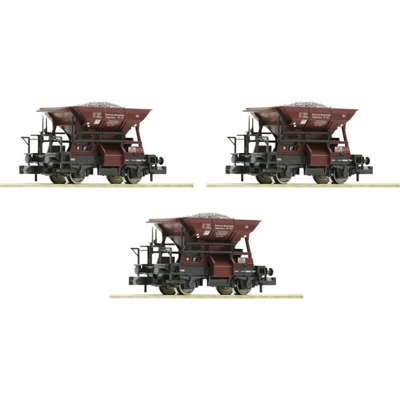 N Kit 3 pz. Vagone ghiaia Talbot di DRG Fleischmann 822706