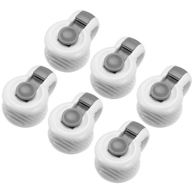 Grigio A0396 clip di fissaggio trapunta antitraccia 6 pz