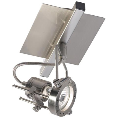 Faretto Singolo Applique Cromo Satinato Gu10