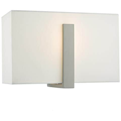 Lampada Da Parete Nichel Antico Con Paralume In Cotone Avorio características