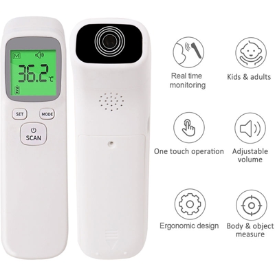 Termometro a infrarossi, senza contatto, Consegna senza batteria