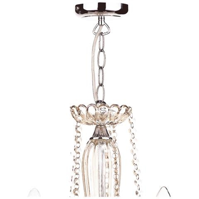 Lampadario Cristallo Champagne, 5x E14