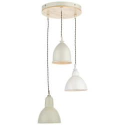 Lampada A Sospensione A Spirale Completa Di Paralumi Dipinti, 3x E14 características