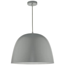 Cupola Lampadario Grande Grigio, 1x E27 precio