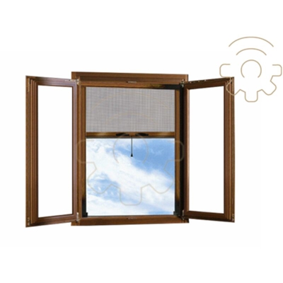 ZANZARIERA A RULLO VERTICALE PER FINESTRA cm 100 x 170 - bronzo - Kasart