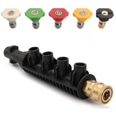 Accessorio per auto idropulitrice per auto con getto d'acqua a getto d'acqua in metallo di alta qualit
