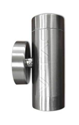 Portalampada da parete in acciaio inossidabile 2xgu10 230v ip44 mod. Vt-7642 sku 7507 alluminio características
