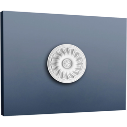 Rosone soffitto parete in poliuretano R11 LUXXUS decorazione per interni d 19 cm - Orac precio