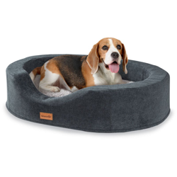 Brunolie Lotte, lettino e cuscino per cani, lavabile, ortopedico, antiscivolo, memory foam traspirante, taglia M (80 x 20 x 60 cm) características