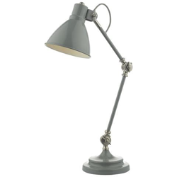 Task Lampada Da Lavoro Grigia E Nichel Satinato características