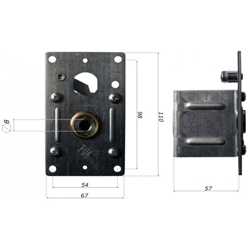 Arganello a Fune Tipo C per Finestra Ø Fune 2,4 mm en oferta