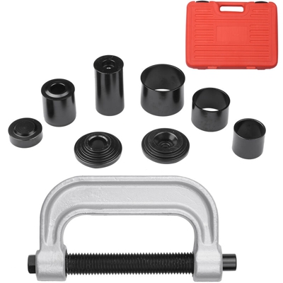 10Pcs Kit pressa per giunti sferici per impieghi gravosi Strumento per la rimozione del giunto cardanico Perno di ancoraggio del freno Pressa per