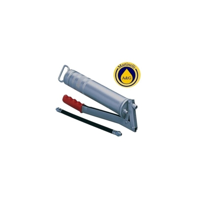 Ingrassatore/Pistola ingrassatrice/Pompa grasso manuale a leva 500ml Martinelli Made in Italy