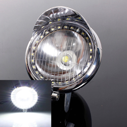 Fari per moto a LED ANGEL EYE Fendinebbia Harley Chopper Bobber Cruiser características