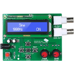 Modulo generatore di segnale funzione DDS Sine Square Triangle Sawtooth Wave Display LCD a bassa frequenza Modulo fai da te digitale, rosso características