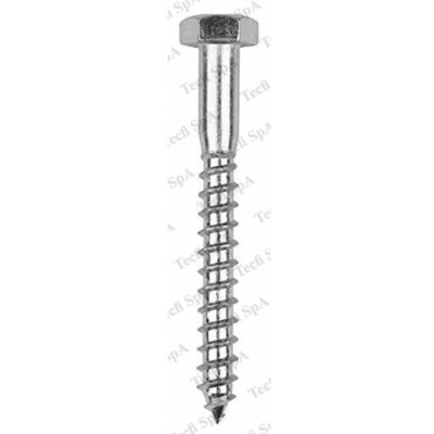 Viti Tirafondi te8 X 80mm Zincate 100pz