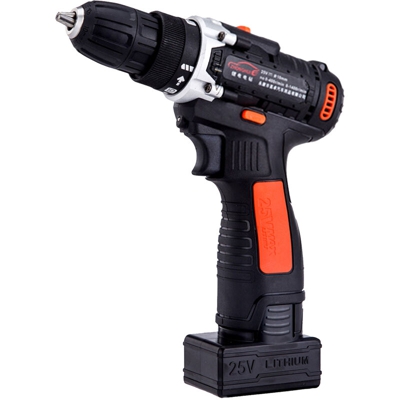 Kit trapano / avvitatore a batteria da 25 V 1350 giri / min Lucidatrice a velocit