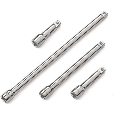 Prolunghe professionali chiavi a bussola/a cricco 3/8" set 4 pz