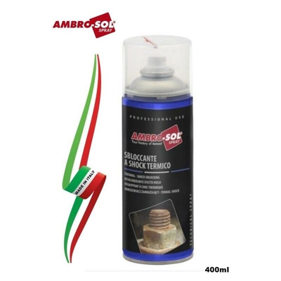 Ambro-sol - SBLOCCANTE A SHOCK TERMICO (-40°C) SPRAY X RUGGINE STRATIFICATA 400ml