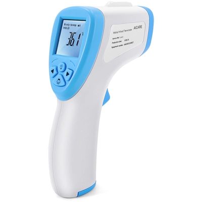 Termometro a infrarossi, senza contatto, spedito senza batterie