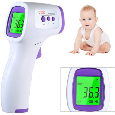 Termometro a infrarossi senza contatto, spedito senza batteria