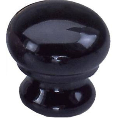 Pomello in faggio Nero 32 mm
