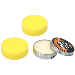 Pasta per auto cera dura + due spugne precio