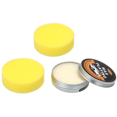 Pasta per auto cera dura + due spugne