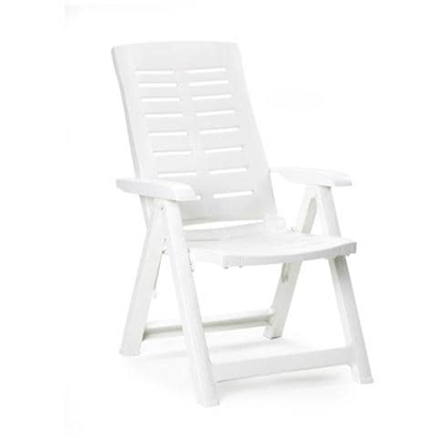 Poltrona Pieghevole Bianco - Modello Yuma