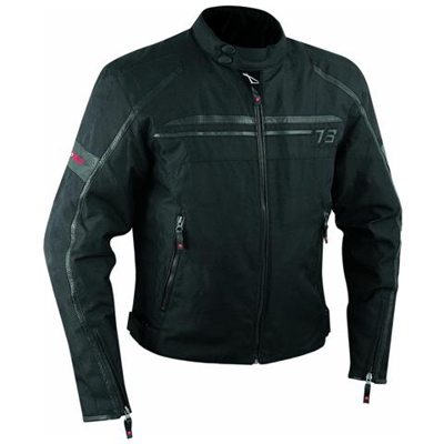 Giacca Moto Sport Custom Impermeabile Sfoderabile Tessuto Cordura Nero Xl
