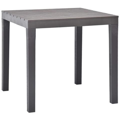 Tavolo Da Giardino Mocca 78x78x72 Cm In Plastica