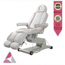 Poltrona Elettrica 3 Motori 3 Snodi Keope Fede A Bianca Con Telecomando Gambali Separati Cuscino Copri Foro Viso Regolazione Schienale Inclinazione Altezza Ke-z6030 Per Estetista Trucco Centri Estetici Spa Massaggitori Fiseoterapisti Trattamenti precio