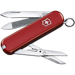 Coltello svizzero tascabile Executive 81 0.6423.B1 Rosso con 7 funzioni incluse le forbici e la lima per unghie presentato in blister - Victorinox en oferta