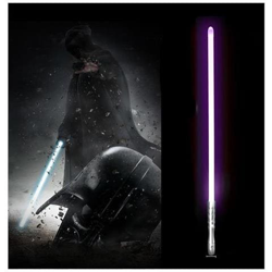 Spada Laser Rgb 11 Cambia Colore Con Suono Leggero - Suono Potente Da Duello Foc Lock Up Manico In Metallo Spada Lama Pc - Nero Hd Blu [ argento Hd Viola] precio