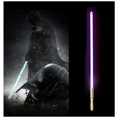 Spada Laser Rgb 11 Cambia Colore Con Suono Leggero - Suono Potente Da Duello Foc Lock Up Manico In Metallo Spada Lama Pc - Nero Hd Blu [ oro Hd Viola]
