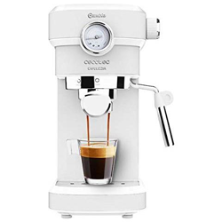 Macchina Da Caffè Cafelizzia 790 White Pro Per Espresso E Cappuccino. Manometro, 1350 W, Sistema Thermoblock, 20 Bar, Per 1 E 2 Caffè, Vaporizzatore Orientabile, Serbatoio Da 1,2l en oferta
