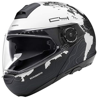 4546315360 C4 Pro - Casco Per Moto Unisex - Adulto, Bianco (magnitudo Bianco Mat), 57 (m), 1 Pezzo